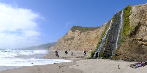 柳暗花明的潮汐瀑布：Alamere Falls